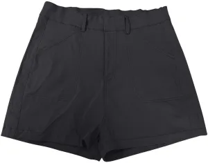 Pull On Shorts Women Elastic Waist Stretchy Casual Summer Athletic Denim Bermuda Shorts High Waisted Chino Shorts