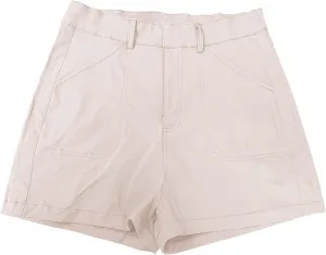 Pull On Shorts Women Elastic Waist Stretchy Casual Summer Athletic Denim Bermuda Shorts High Waisted Chino Shorts