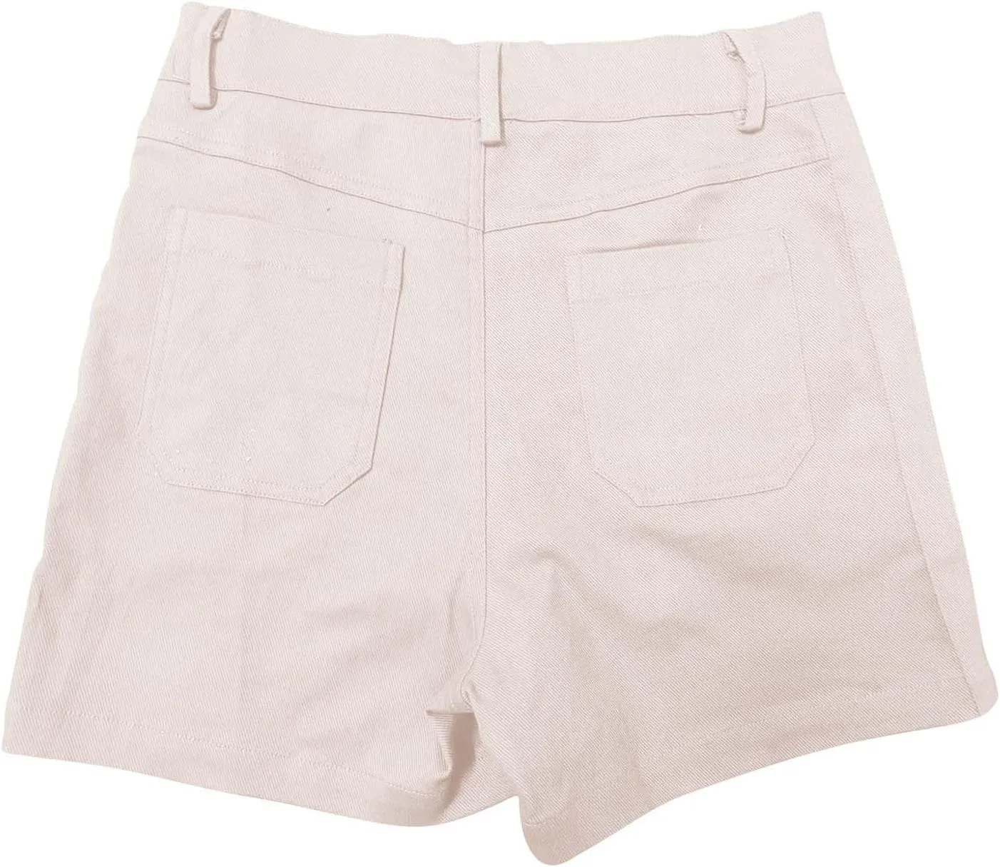 Pull On Shorts Women Elastic Waist Stretchy Casual Summer Athletic Denim Bermuda Shorts High Waisted Chino Shorts