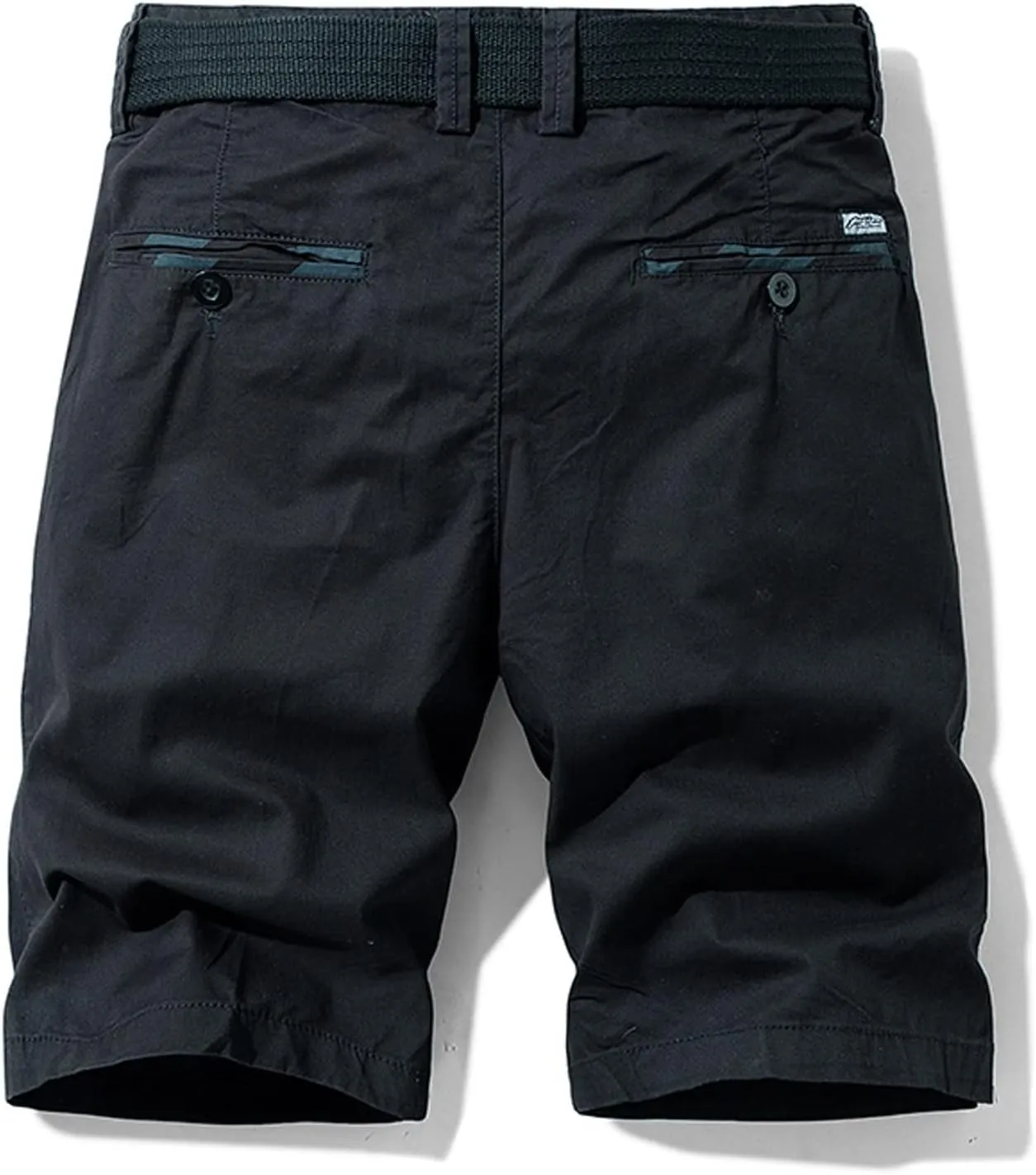 Red Shorts for Men 2023 Stylish Buckle Zipper Utility Cargo Shorts with Pockets Outdoor Sport Tooling Shorts