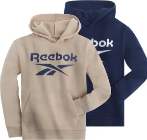 Reebok Boys Fashion Hoodie Sweatshirts 2 Pack Fleece Hoodies for Boys Size 8-20