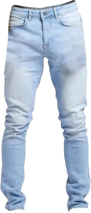 Ripped Jeans Men Slim Fit Vintage Straight Leg Jeans Loose Fit Skateboard Denim Pants Casual Streetwear