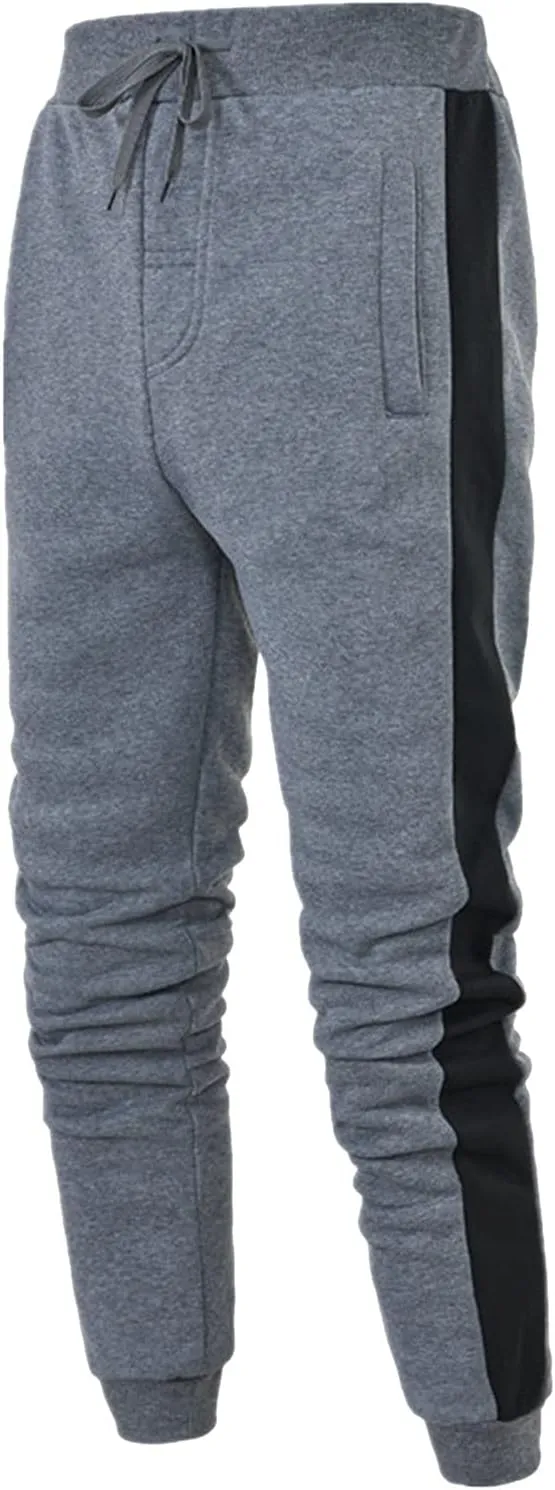 sdbrld Sweatpants For Men Men's Hip Hop Joggers Splice Drawstring Cargo Pants Fashion Hiking Outdoor Sweatpants Trousers