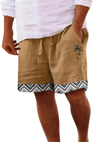 Shorts for Men Casual Summer Waist Drawstring Shorts High with Pockets Elastic Men's Pants Men's Shorts Athletic