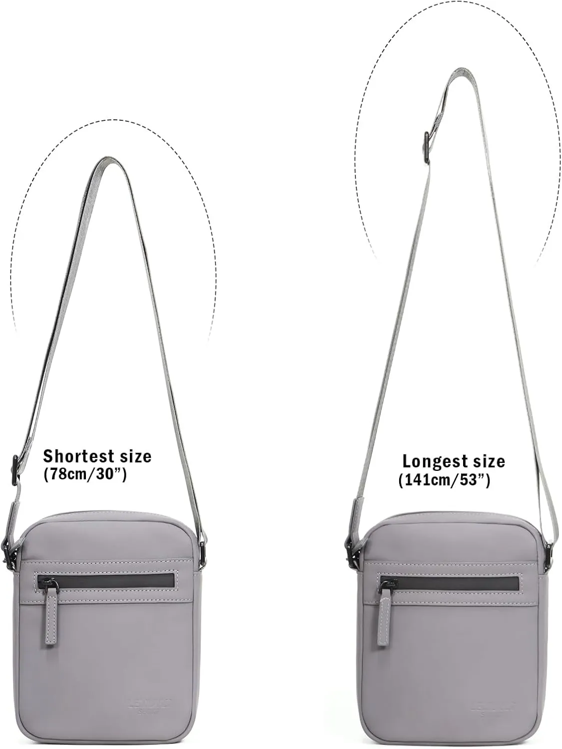 Small/Medium Crossbody bag for men shoulder bag mens purse satchel leather messenger bag gift man