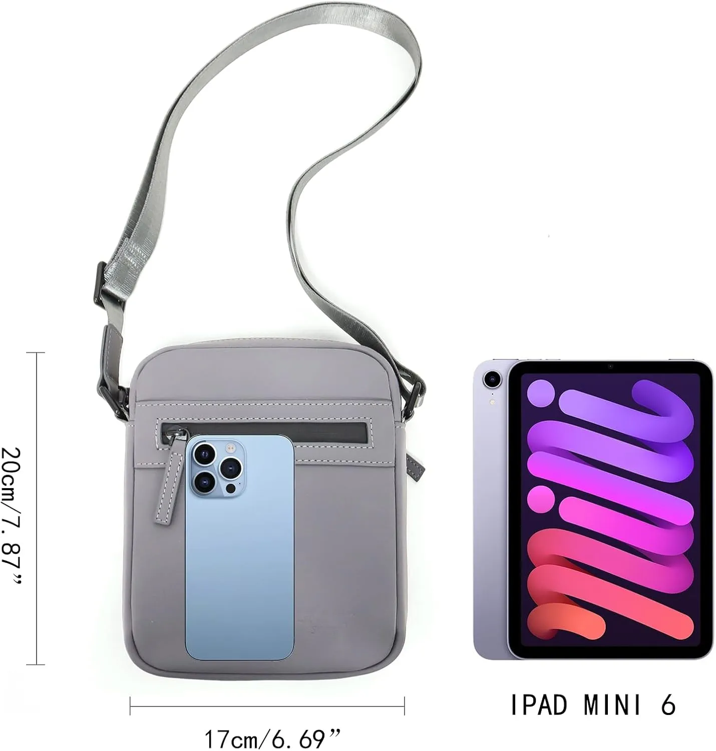 Small/Medium Crossbody bag for men shoulder bag mens purse satchel leather messenger bag gift man