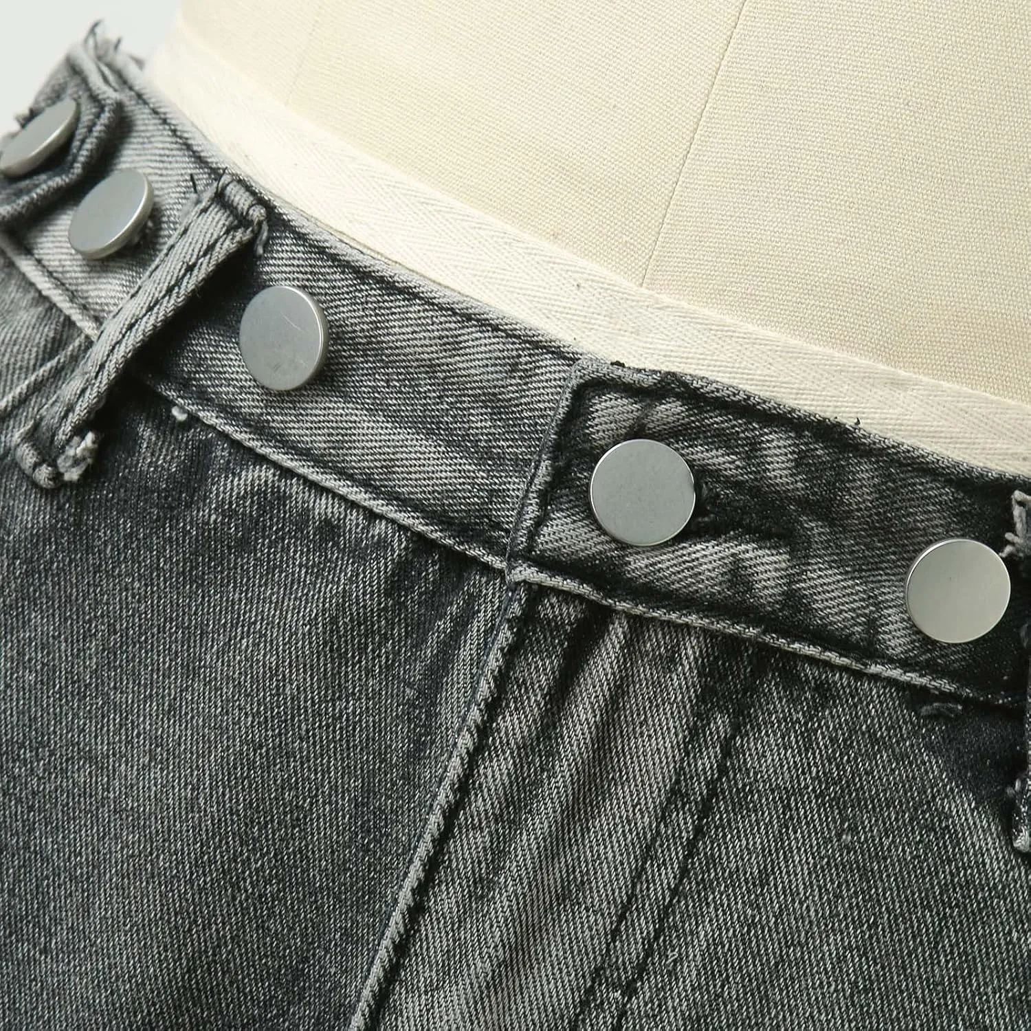 Straight Leg Jeans for Women High Waisted Frayed Baggy Pants Raw Hem Loose Floor Length Wide Leg Boyfriends Jeans