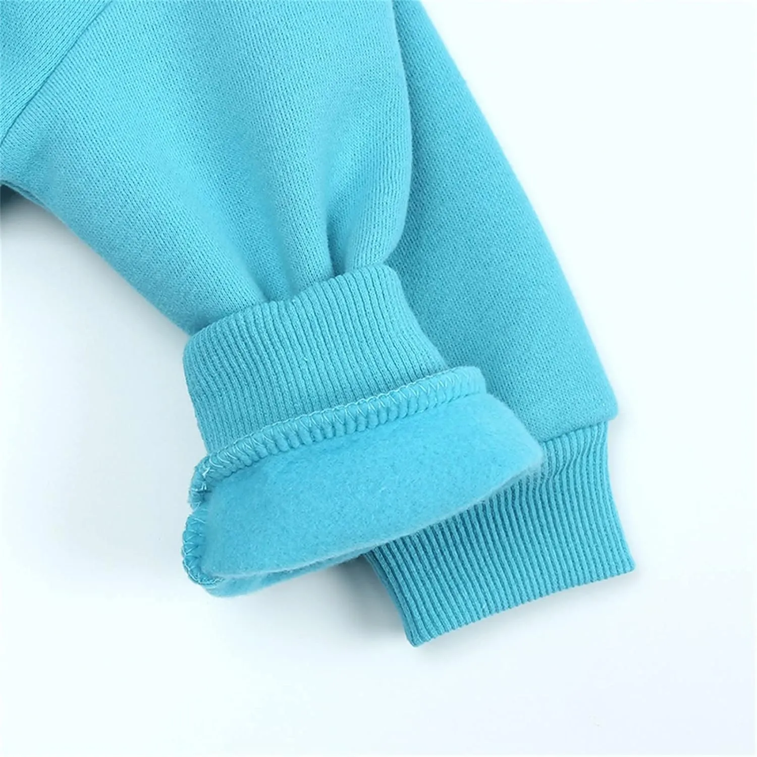 Toddler Boys Girls Pullover Fleece Sweatshirt Children Solid Plus Babies Hooded Color Top Hoodie Boys Size 14