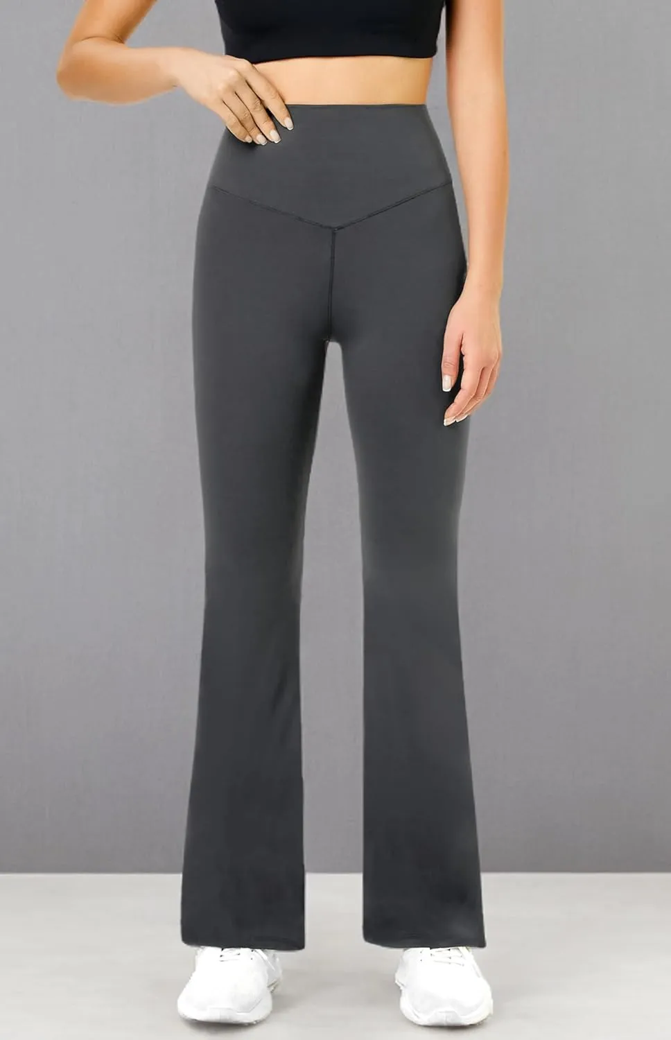 TOPYOGAS Womens Flare Yoga Pants High Waist Bootcut Leggings with Tummy Control Workout Gym Leggings