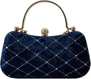 Trendy Evening Purse Velvet CLutch Purse Solid Evening Bag Clutch Purse For Women