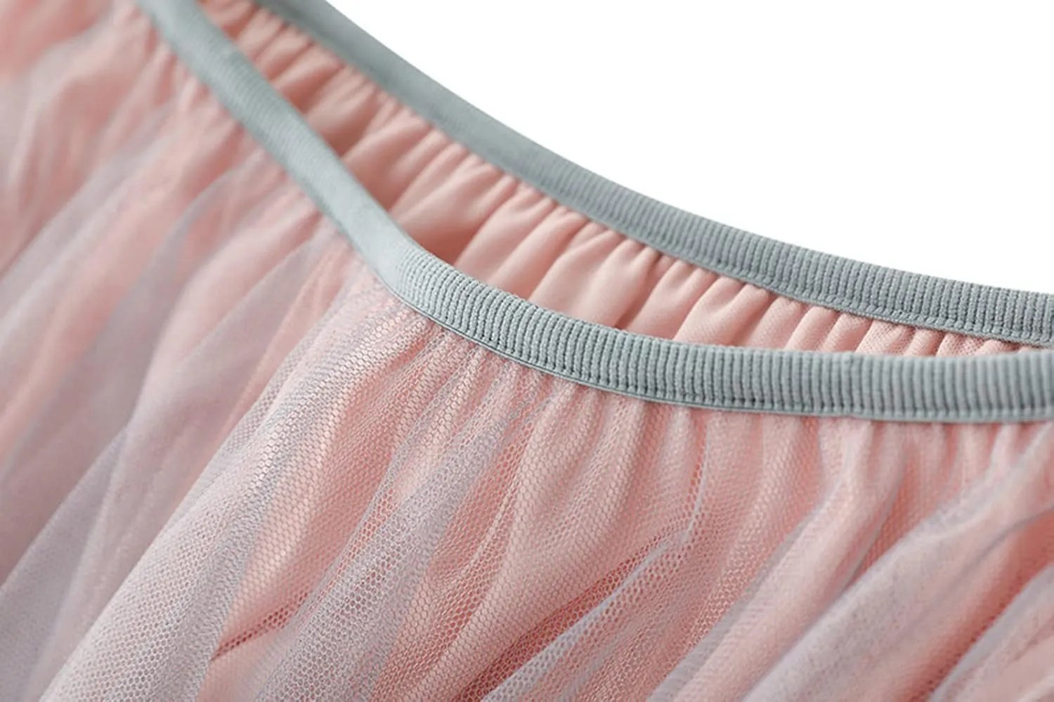 Tulle Skirts for Women 3 Layered Asymmetrical Hem Tulle A-Line Midi Skirt