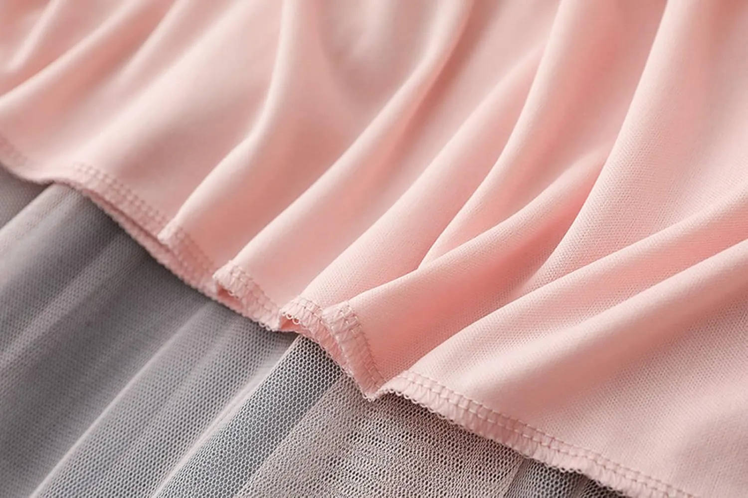 Tulle Skirts for Women 3 Layered Asymmetrical Hem Tulle A-Line Midi Skirt