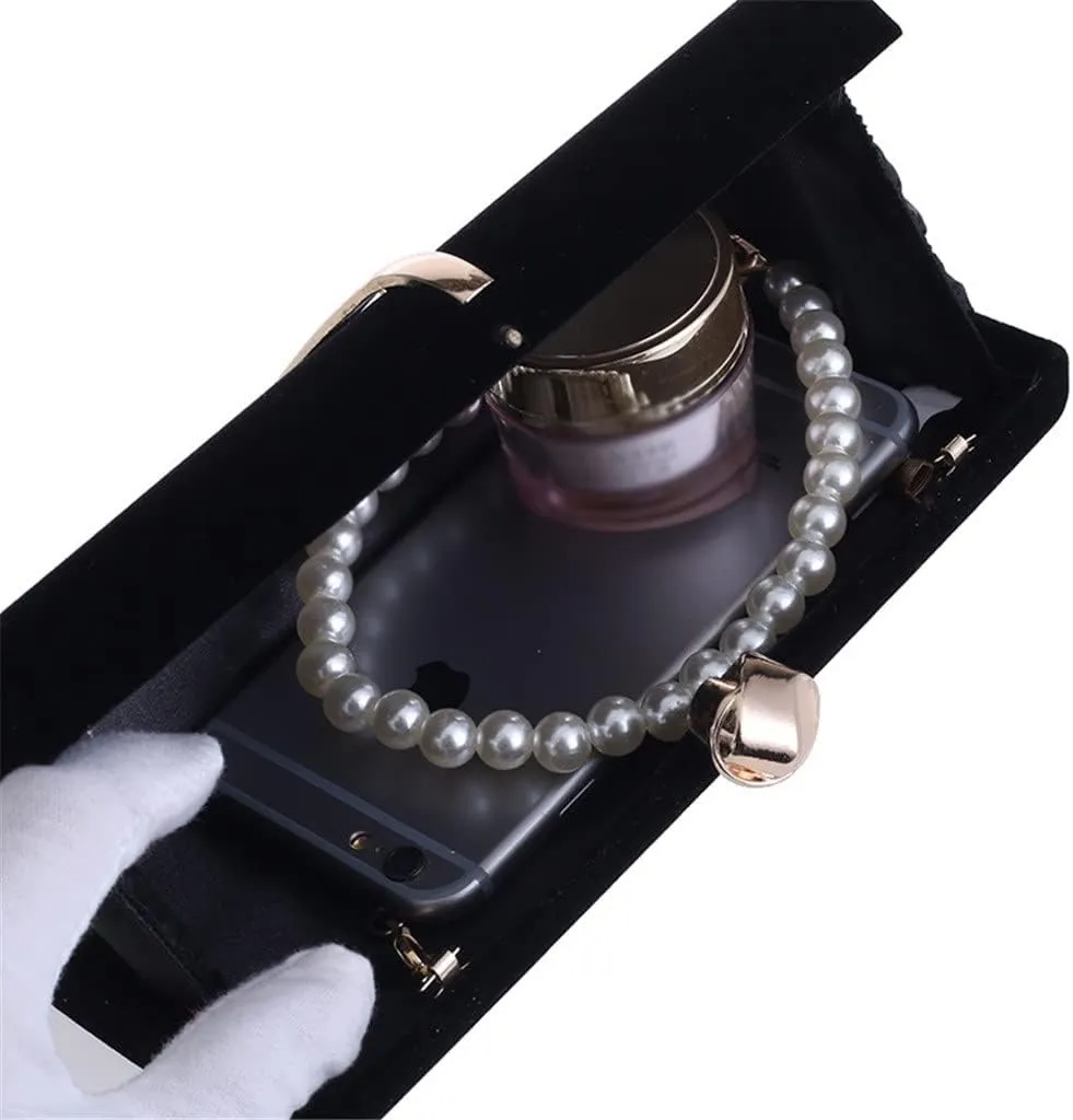Velvet Women Evening Bags Shoulder Chain Small Day Clutch Party Handbags Female New Purse