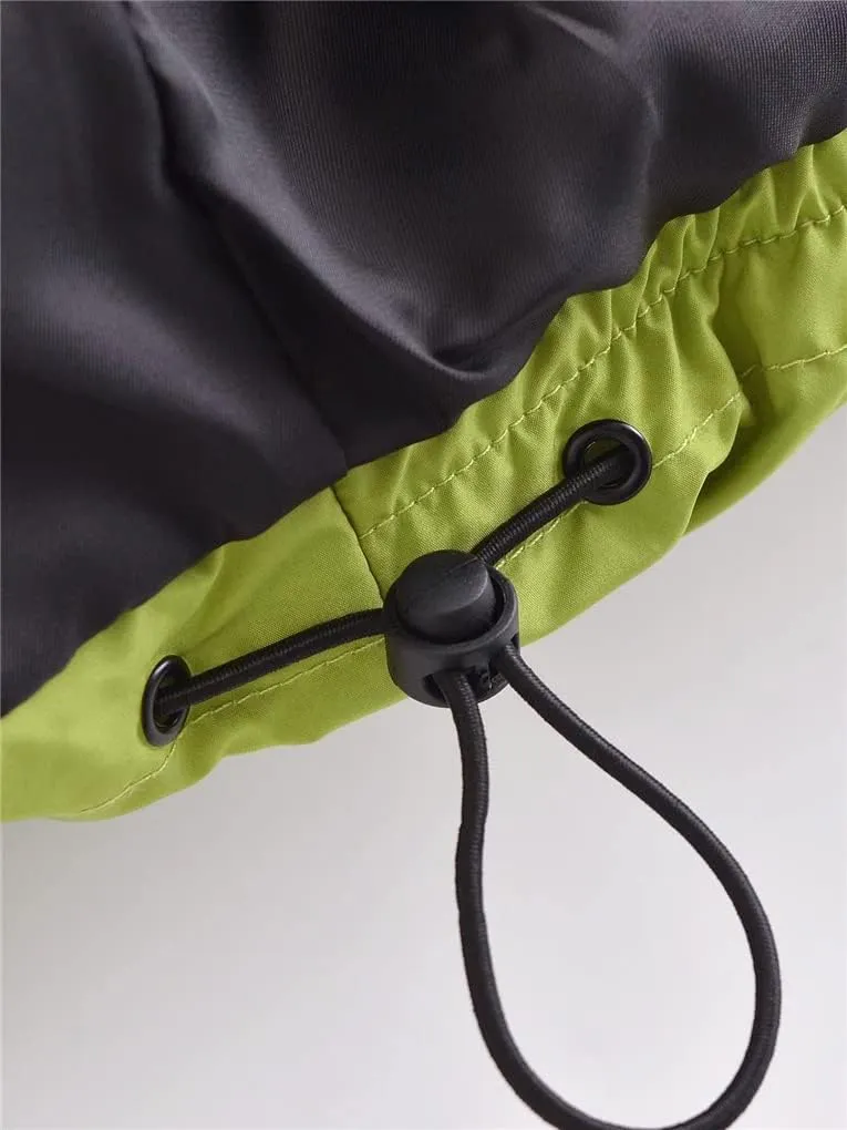 Winter Puffer Jacket Green Bubble Coat Women Parkas Thicker Cotton Padded Coat Fashion Outwear