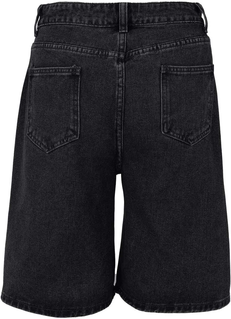 Women 2025 Summer Denim Shorts Trendy High Waisted Ripped Distressed Jean Shorts Stretchy Casual Fashion Jean Shorts
