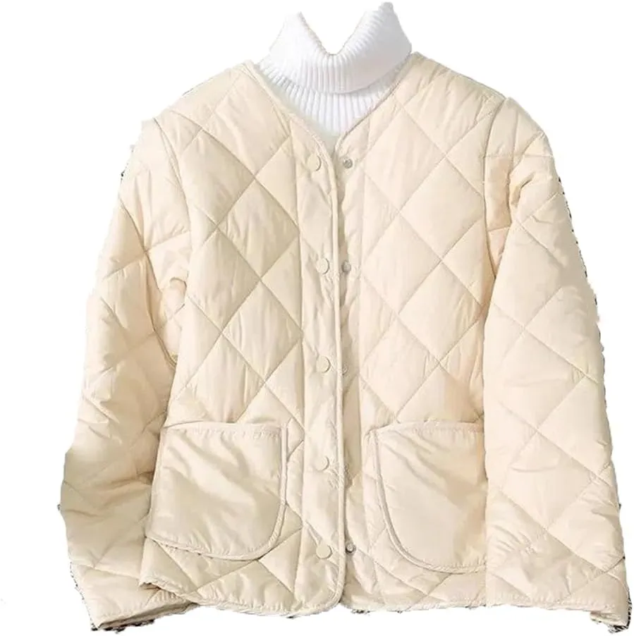Women Jacket Winter Parkas Female Cotton-Padded Jackets Quilted Light Thin Down Cotton Short Coat Ladies Outwear
