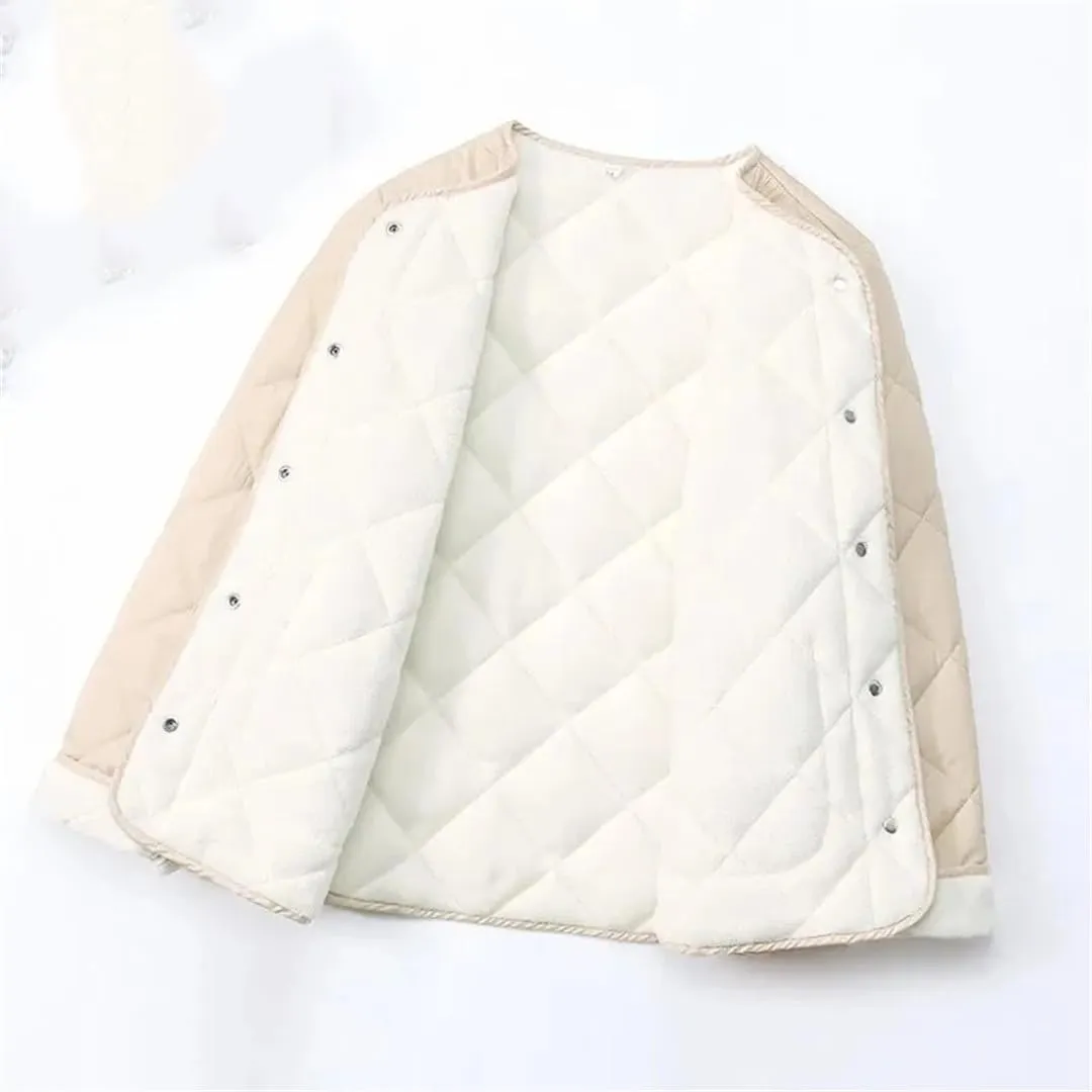 Women Jacket Winter Parkas Female Cotton-Padded Jackets Quilted Light Thin Down Cotton Short Coat Ladies Outwear