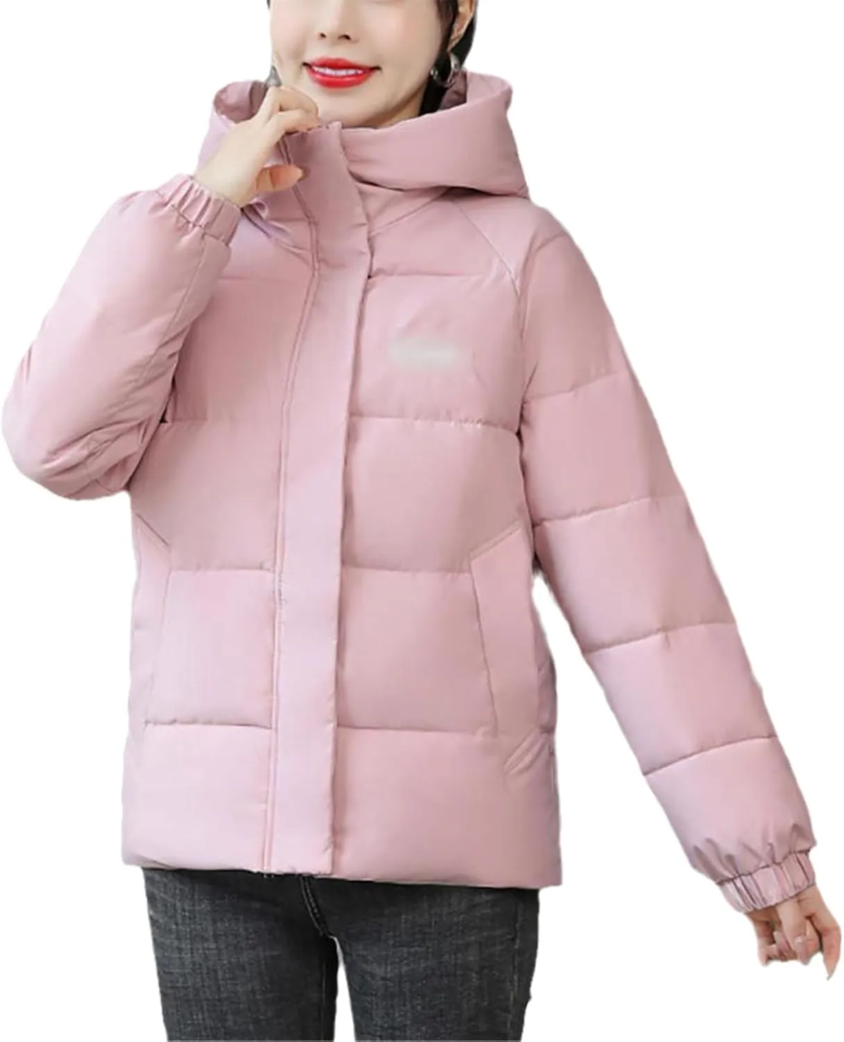 Women Short Jacket Winter Thick Hooded Cotton Padded Coats Female Puffer Parkas Women Clothes Outwear