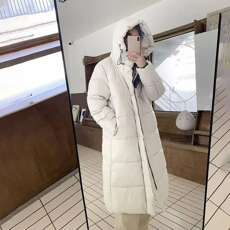 Women Winter Jacket 2024 New Mid-length Clothes Fashion Slim Thick Cotton Coat Elegant Parka Woman Padded Coat