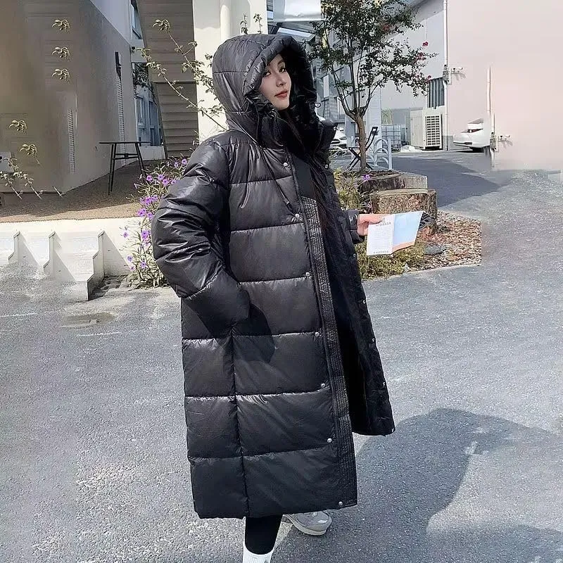 Women Winter Jacket 2024 New Mid-length Clothes Fashion Slim Thick Cotton Coat Elegant Parka Woman Padded Coat