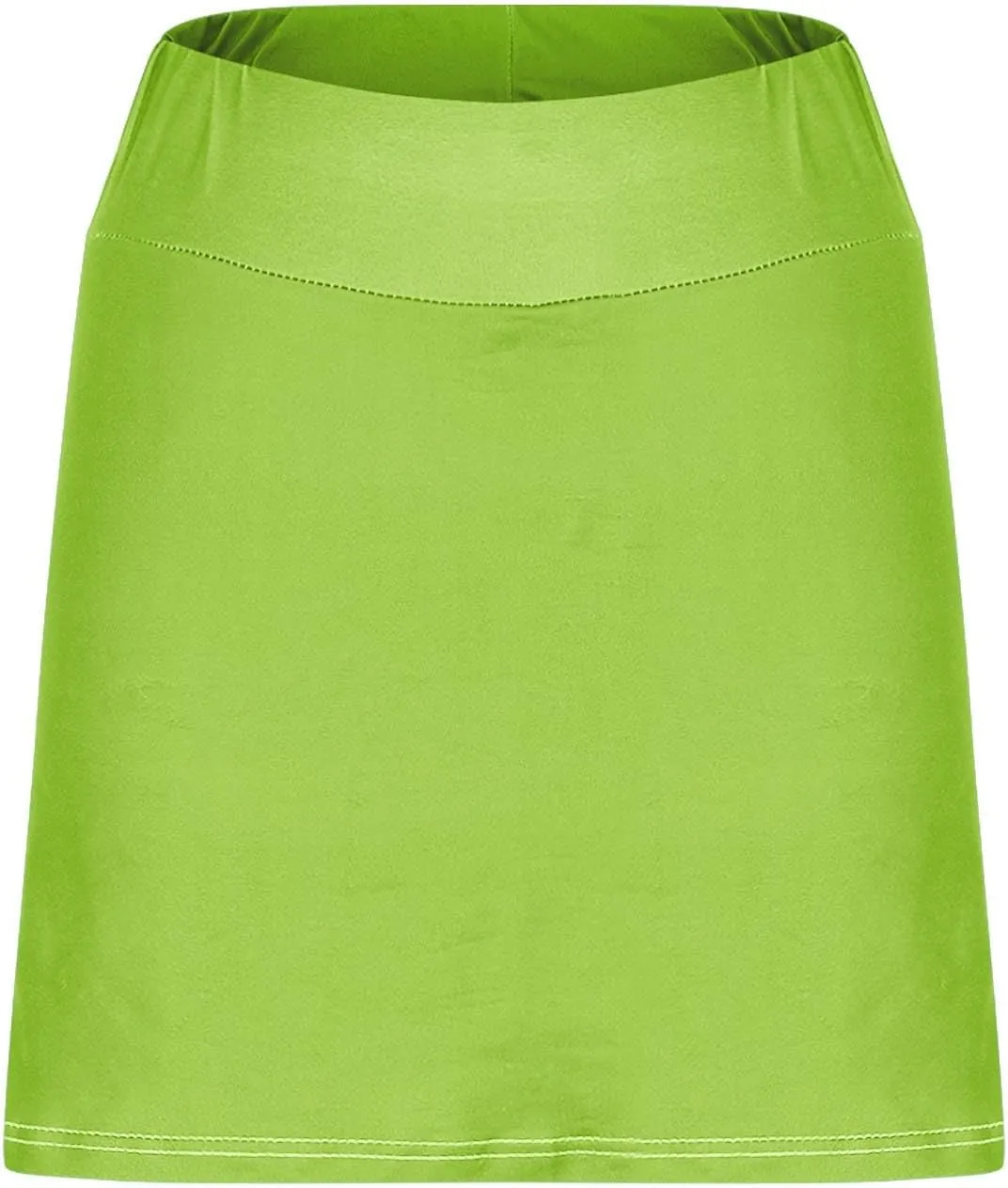 Women's 2 in 1 Flowy Running Shorts Solid Elastic High Waisted Athletic Shorts Lightweight Workout Yoga Gym Shorts
