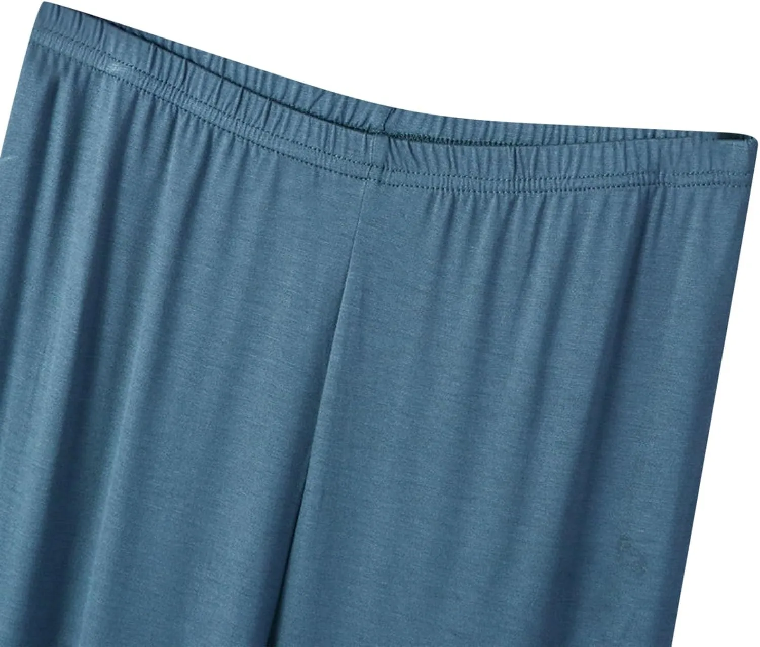 Women's Casual Capri Pants 3/4 Length Trousers, Ladies Thin Cropped Trouser Three Quarter Soft Shorts Bottom