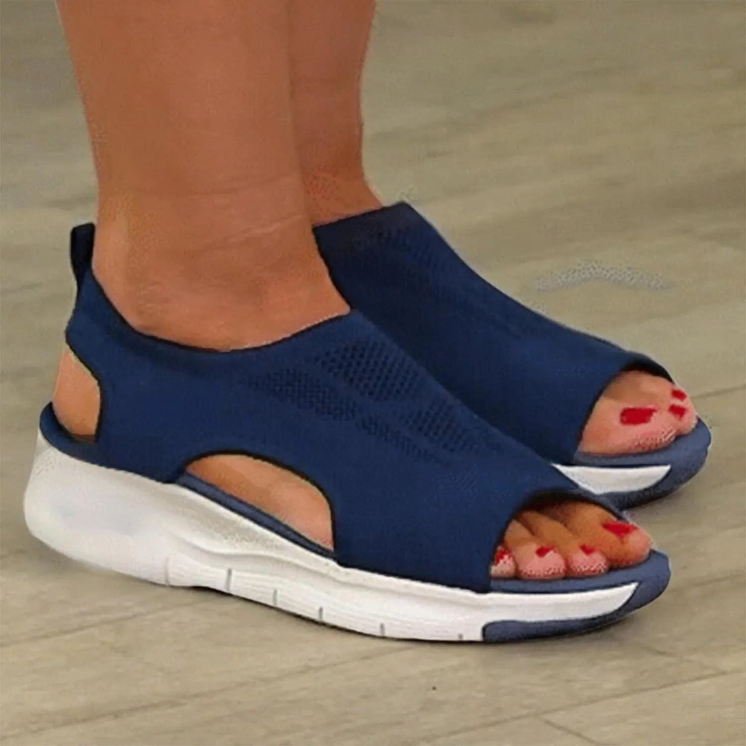 Womens Orthopedic Sandals Breathable Tennis Arch Support Wide Fit Plantar Fasciitis Sport Summer Dressy Platform Sandals