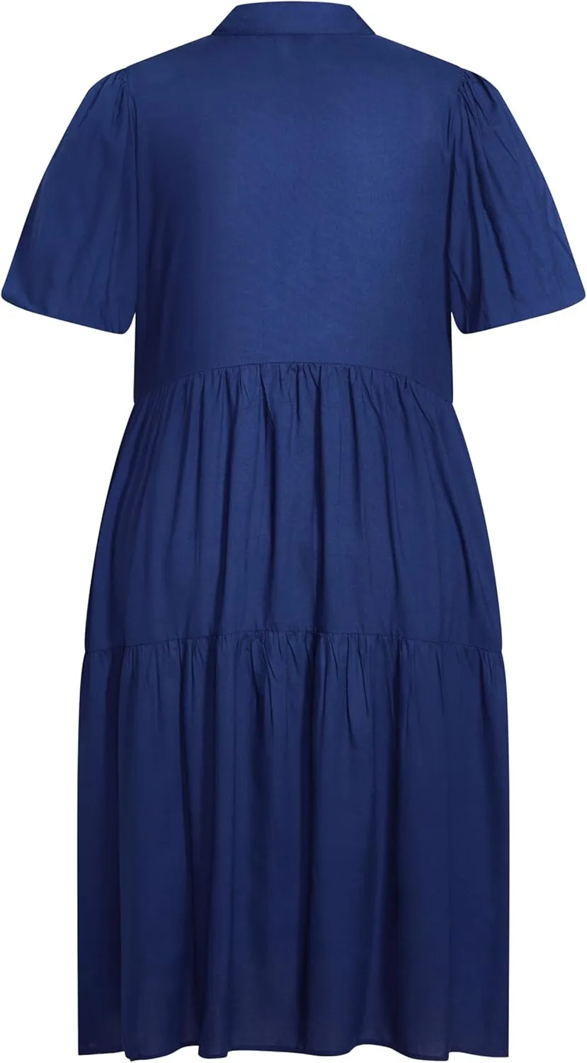 Women's Plus Size Dress Mjesty Midi Pl