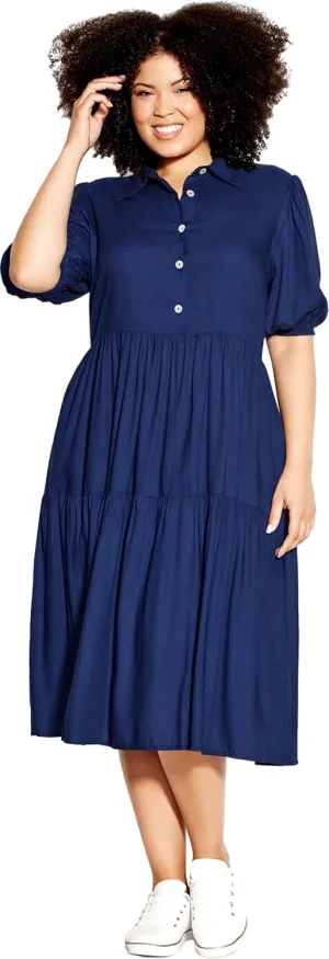 Women's Plus Size Dress Mjesty Midi Pl
