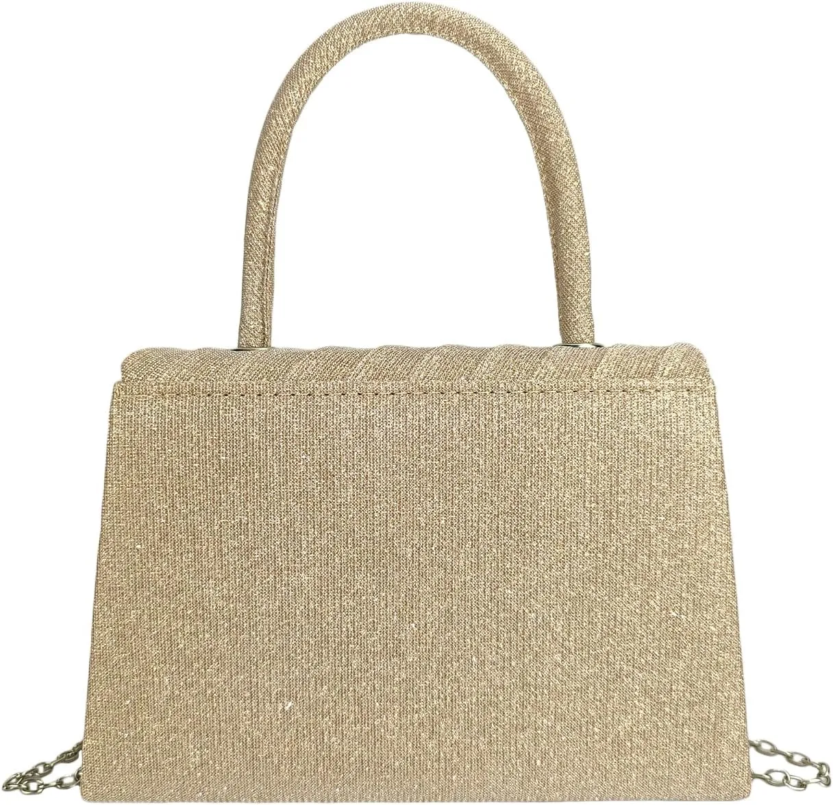 Women's Rhinestone Evening Bag Glitter Clutch Purses Crystal Pearl Party Handbags with Chain