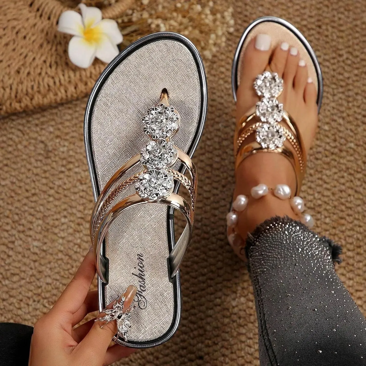 Women's Sandals Women's Cross Strappy Sandals Women's Orthopedic Sandals Summer Comfortable Dress Flats Sandal