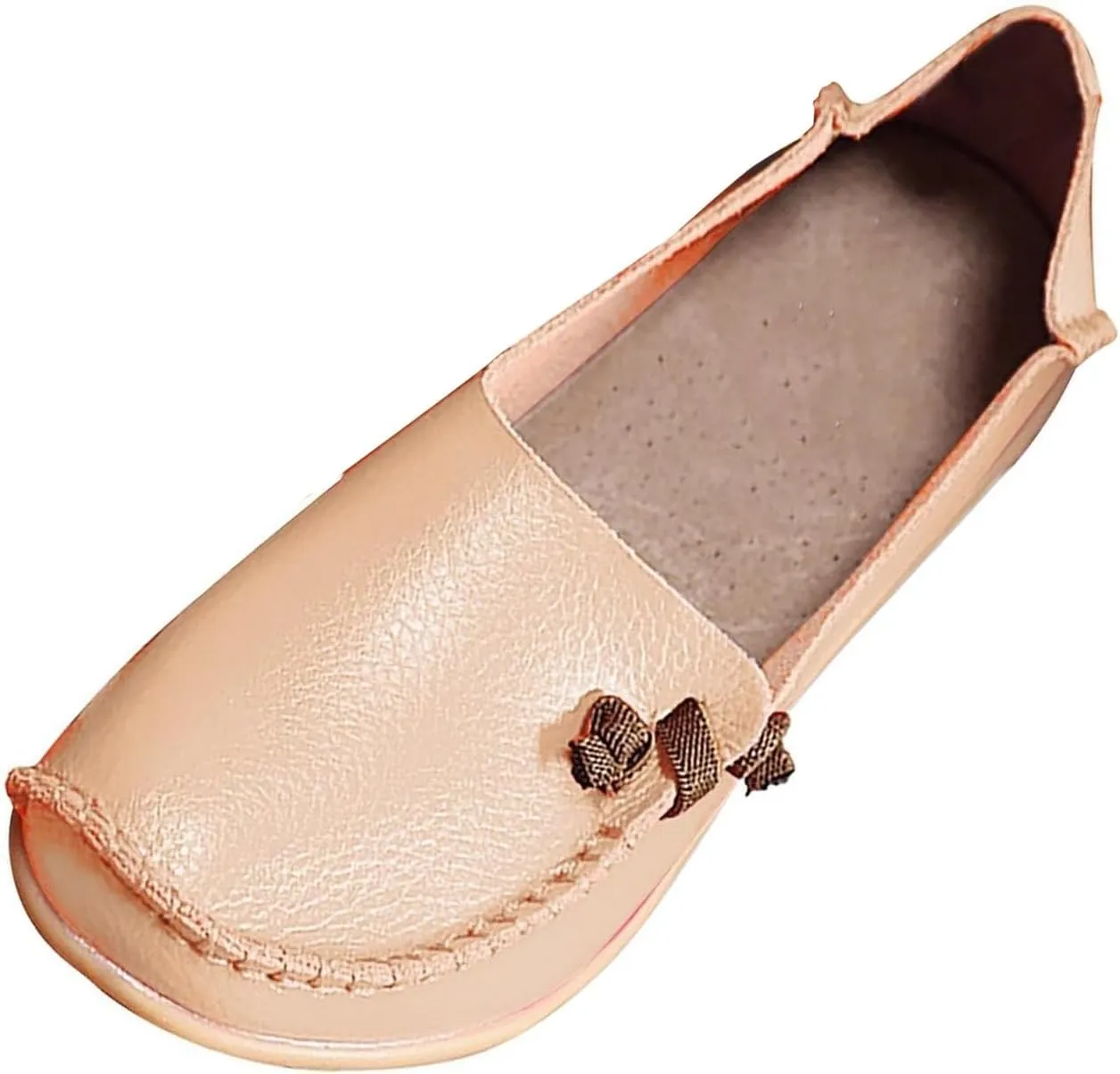 Women's Slip On Arch Support Comfortable Nurse Shoes Comfotable Lightweight Rubber Outsole Non-Slip Flats Loafers Casual Breathable Soft Sole Work Shoes