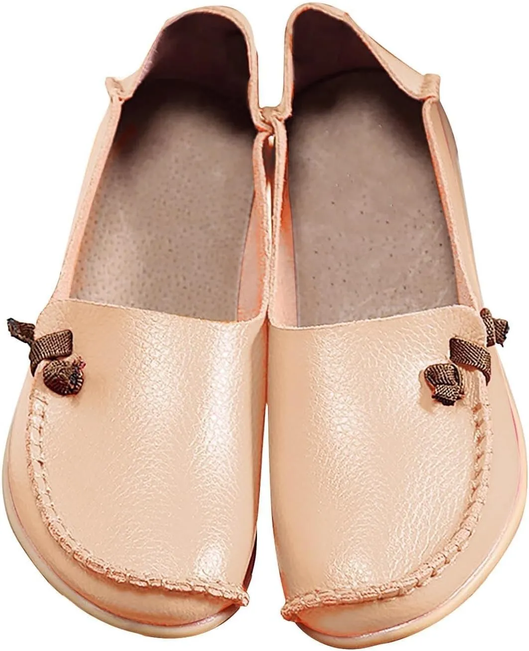 Women's Slip On Arch Support Comfortable Nurse Shoes Comfotable Lightweight Rubber Outsole Non-Slip Flats Loafers Casual Breathable Soft Sole Work Shoes