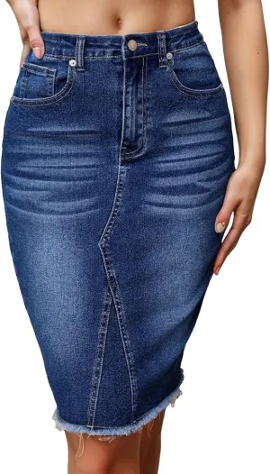 Women's Wide Leg Jeans High Waisted Stretchy Straight Leg Jeans Buttoned Loose Denim Pants with Dress Leggings