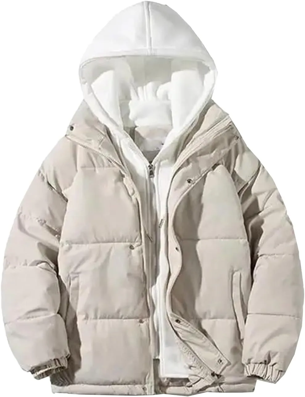 Women's Winter Oversize Jacket Down Cotton Padded Coat Female Loose Casual Overcoat Female Hooded Short Parkas