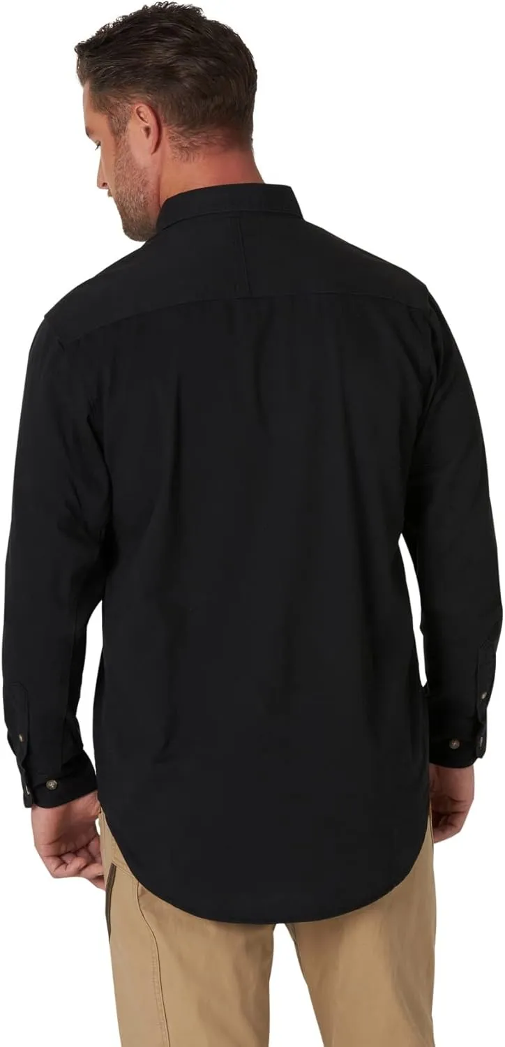 Wrangler Men's Riggs Workwear Logger Twill Long Sleeve Work Shirt