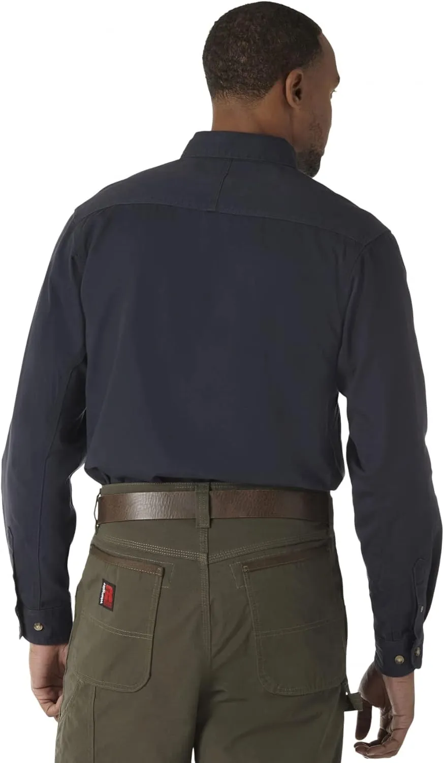 Wrangler Men's Riggs Workwear Logger Twill Long Sleeve Work Shirt