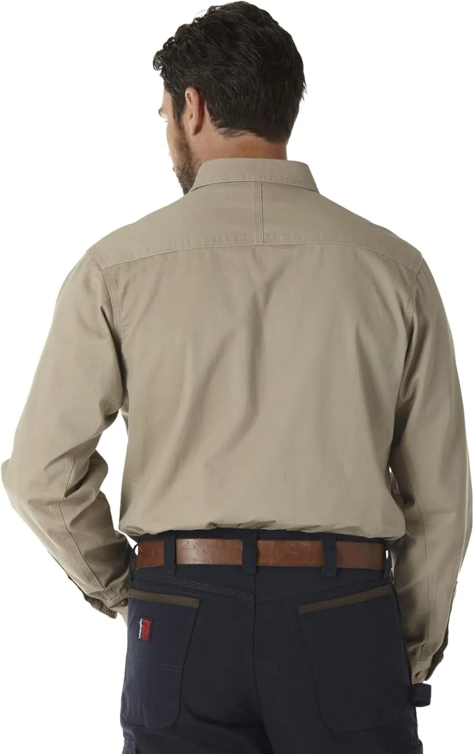 Wrangler Men's Riggs Workwear Logger Twill Long Sleeve Work Shirt