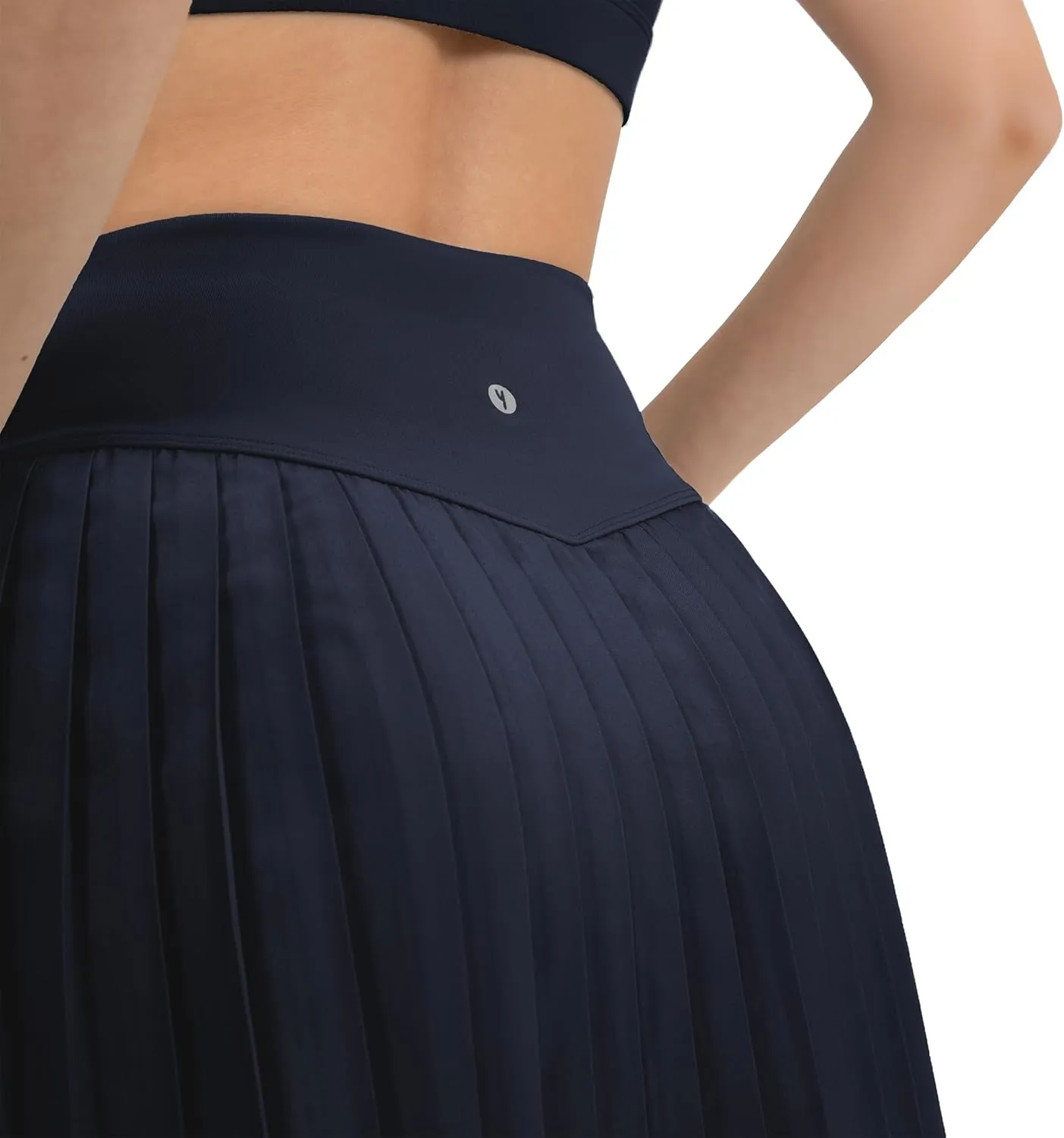 YITTY Active Women's Pleated Tennis Skirt with Built-in Short, Athleisure, 4-Way-Stretch
