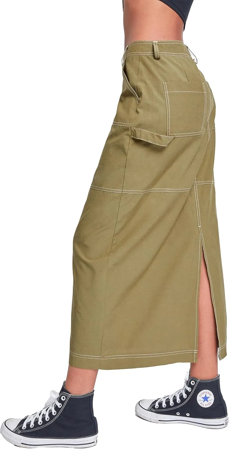 YMI Jeans Women's Cargo Maxi Skirt