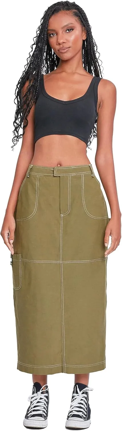 YMI Jeans Women's Cargo Maxi Skirt