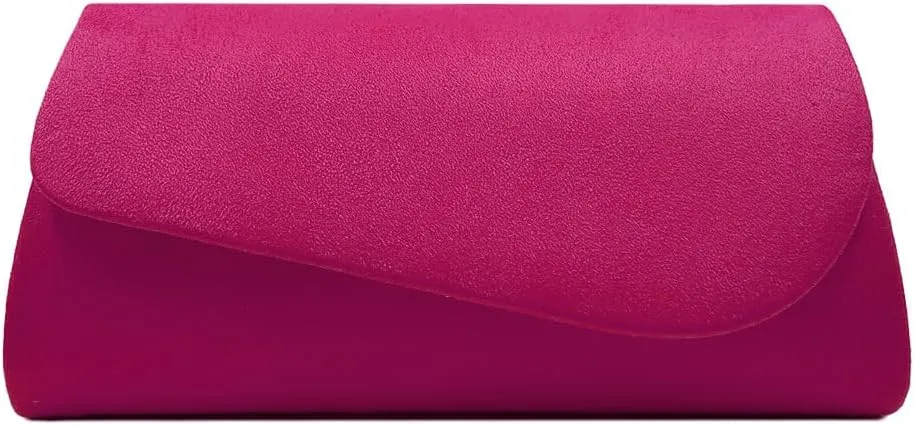 YYW Women Clutch Purse Evening Envelope Bags Elegant Velvet Shoulder Crossbody Handbag for Party Wedding Prom