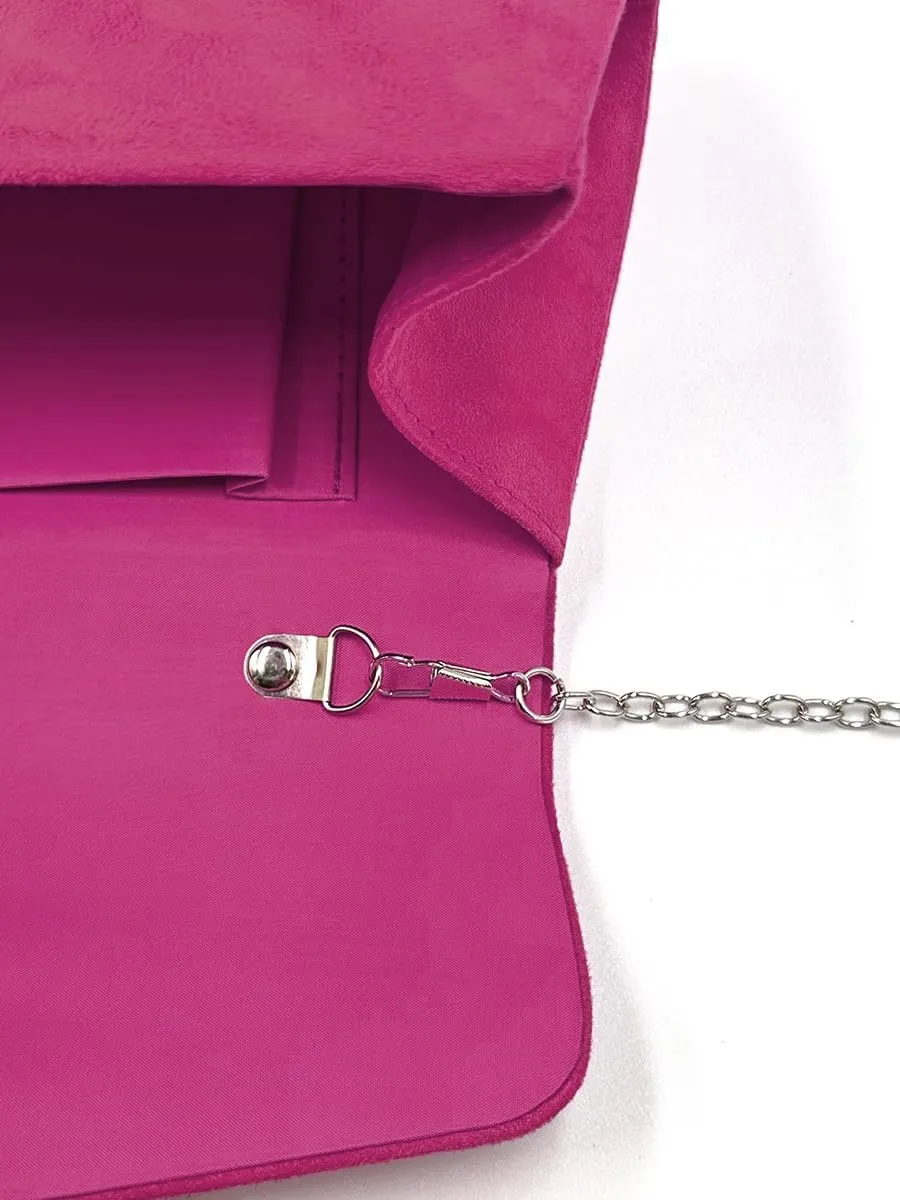 YYW Women Clutch Purse Evening Envelope Bags Elegant Velvet Shoulder Crossbody Handbag for Party Wedding Prom